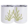 10 oz. White Stainless Steel Short Tumbler Thumbnail