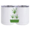 10 oz. White Stainless Steel Short Tumbler Thumbnail
