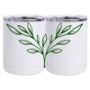 10 oz. White Stainless Steel Short Tumbler Thumbnail