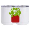10 oz. White Stainless Steel Short Tumbler Thumbnail