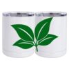 10 oz. White Stainless Steel Short Tumbler Thumbnail