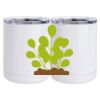 10 oz. White Stainless Steel Short Tumbler Thumbnail