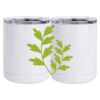 10 oz. White Stainless Steel Short Tumbler Thumbnail
