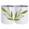 10 oz. White Stainless Steel Short Tumbler Thumbnail