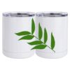 10 oz. White Stainless Steel Short Tumbler Thumbnail