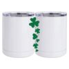 10 oz. White Stainless Steel Short Tumbler Thumbnail