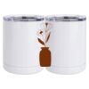 10 oz. White Stainless Steel Short Tumbler Thumbnail