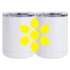 10 oz. White Stainless Steel Short Tumbler Thumbnail