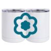 10 oz. White Stainless Steel Short Tumbler Thumbnail