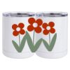 10 oz. White Stainless Steel Short Tumbler Thumbnail
