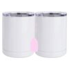 10 oz. White Stainless Steel Short Tumbler Thumbnail