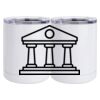 10 oz. White Stainless Steel Short Tumbler Thumbnail