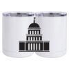 10 oz. White Stainless Steel Short Tumbler Thumbnail