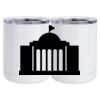 10 oz. White Stainless Steel Short Tumbler Thumbnail