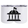10 oz. White Stainless Steel Short Tumbler Thumbnail