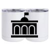 10 oz. White Stainless Steel Short Tumbler Thumbnail