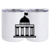 10 oz. White Stainless Steel Short Tumbler Thumbnail