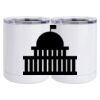 10 oz. White Stainless Steel Short Tumbler Thumbnail
