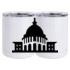 10 oz. White Stainless Steel Short Tumbler Thumbnail
