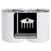 10 oz. White Stainless Steel Short Tumbler Thumbnail