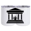 10 oz. White Stainless Steel Short Tumbler Thumbnail