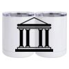 10 oz. White Stainless Steel Short Tumbler Thumbnail