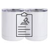 10 oz. White Stainless Steel Short Tumbler Thumbnail