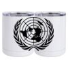 10 oz. White Stainless Steel Short Tumbler Thumbnail