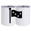 10 oz. White Stainless Steel Short Tumbler Thumbnail