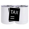 10 oz. White Stainless Steel Short Tumbler Thumbnail