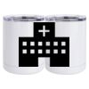 10 oz. White Stainless Steel Short Tumbler Thumbnail