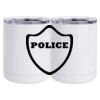 10 oz. White Stainless Steel Short Tumbler Thumbnail