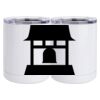 10 oz. White Stainless Steel Short Tumbler Thumbnail