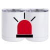 10 oz. White Stainless Steel Short Tumbler Thumbnail