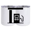 10 oz. White Stainless Steel Short Tumbler Thumbnail
