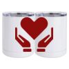 10 oz. White Stainless Steel Short Tumbler Thumbnail