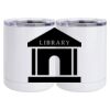 10 oz. White Stainless Steel Short Tumbler Thumbnail