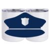 10 oz. White Stainless Steel Short Tumbler Thumbnail