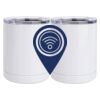 10 oz. White Stainless Steel Short Tumbler Thumbnail