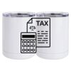 10 oz. White Stainless Steel Short Tumbler Thumbnail