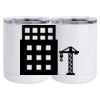 10 oz. White Stainless Steel Short Tumbler Thumbnail