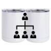 10 oz. White Stainless Steel Short Tumbler Thumbnail
