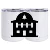 10 oz. White Stainless Steel Short Tumbler Thumbnail