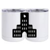 10 oz. White Stainless Steel Short Tumbler Thumbnail