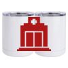 10 oz. White Stainless Steel Short Tumbler Thumbnail