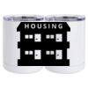10 oz. White Stainless Steel Short Tumbler Thumbnail