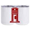 10 oz. White Stainless Steel Short Tumbler Thumbnail