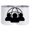 10 oz. White Stainless Steel Short Tumbler Thumbnail