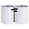 10 oz. White Stainless Steel Short Tumbler Thumbnail