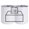 10 oz. White Stainless Steel Short Tumbler Thumbnail